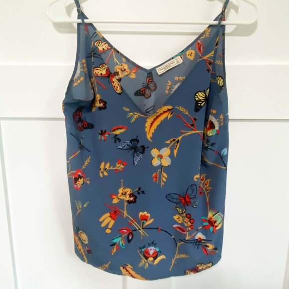 Abercrombie & Fitch Cute Lightweight Summer Floral Tank Top - Picture 4 of 5